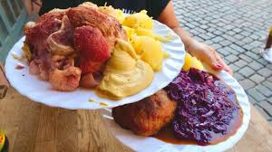 Read our guide to the best places to eat in berlin, germany. Traditional German Food In Berlin Huge Eisbein And Boulette Berlin Weisse Berlin Food Youtube
