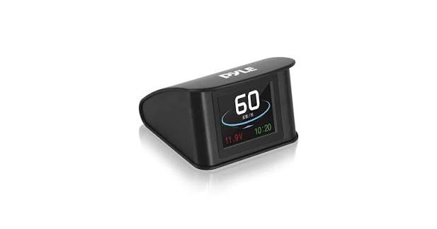 Amazon.com: Pyle Universal Vehicle Smart HUD Display - 2.6" Digital Mini  Car Dashboard Heads Up Windshield Speedometer Projector System w/ GPS  Navigation Compass, Displays Speed, Distance, Time and More - PHUD19 :  Electronics
