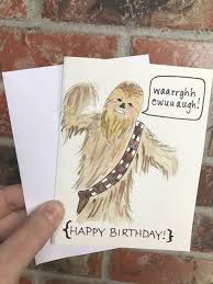 Star wars sound birthday card visit the star wars store. Star Wars Birthday Card Chewbacca Star Wars Cards Star Wars Birthday Card Star Wars Embroidery