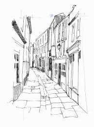 Whitby Streets 3 Perspective Drawing Architecture Perspective Art Architecture Drawing