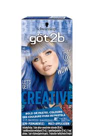 Compare before using, getting black hair package includes: Electric Blue