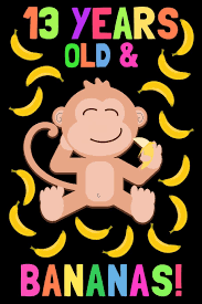 See more ideas about cute outfits, clothes, fashion. 13 Years Old Bananas Monkey Journal For 13 Year Old Girls And Boys 100 Pages 6x9 Unique B Day Diary Cute Composition Book Banana Monkey Cover Birthday Gift Journals Monkey Magic 9781798618462