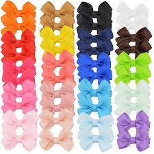Vintage hair clips simple claw crab large geometric barrettes hair accessories. Baby Girls Hair Bows Ribbon Covered Hair Clips