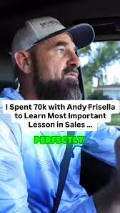 People don’t think of Andy Frisella as a sales coach 🤯, but after spending  time with him at 1st Phorm HQ, I realized that’s exactly what he is.,  Because overdelivering service is sales., He asked our ...