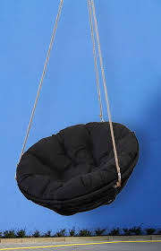 black hanging papasan chair blue background hanging chairs black hanging papasan chair blue