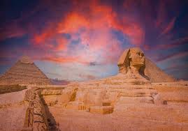 Sphinx definition at dictionary.com, a free online dictionary with pronunciation, synonyms and translation. Fototapete Wuste Die Grosse Sphinx Von Gizeh Mit Sonnenuntergang T Tenstickers