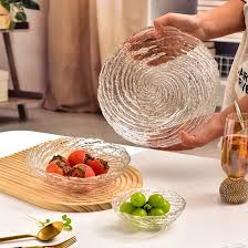 Glass Bowl Clear Charger Plate