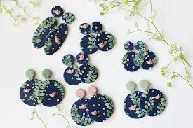 Clay projects polymer clay sale polymer clay silkscreen polymer clay silkscreening polymer clay slab polymer clay stencils polymer clay supplies create this pretty confetti butterflies polymer clay slab/veneer, then make eye catching jewelry. Video Polymer Clay Birdie Earrings Slab Tutorial My Vian