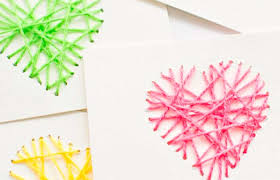 14 cartulina opalina de colores, invitaciones,sobres. Tarjetas De San Valentin Faciles Para Hacer Con Ninos Manualidades