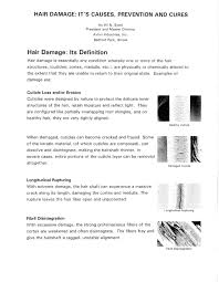 Hair Damage Causes Prevention And Cures