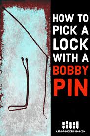 How To Pick A Bedroom Door Lock With A Bobby Pin Pin On Lock Picking