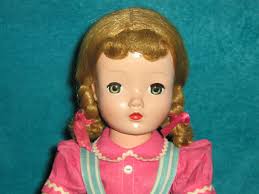 VINTAGE MADAME ALEXANDER BINNIE WALKER DOLL HARD PLASTIC 15" TAGGED CLOTHES 