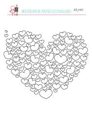 Coloriage Coeurs De Toutes Les Couleurs Coloriage Coeur Coloriage Fete Des Meres Dessin Fete Des Meres