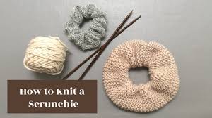 Knit, or to a desired number of rounds. How To Knit A Scrunchie An Annie S Creative Studio Full Length Episode Youtube