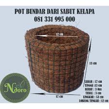 Cocopot (pot sabut kelapa) cocopot (pot sabut kelapa) merupakan media tanam yang sangat cocok untuk tanaman pot, nutrisi berkurang, bahkan rekomendasiuntuk reklamasi. Pot Bulat Kecil Sabut Kelapa Shopee Indonesia