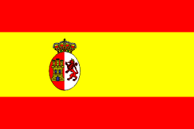 Tanda spanyol sebagai latar belakang. Historical Flags 1785 1931 Spain