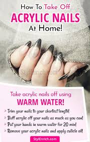 Pin On How To Remove Acrylic Nails At Home Tips
