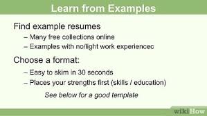 You can include experience that you have gained through unpaid work, volunteering or through doing odd jobs. How To Write A Resume When You Have No Work Experience 10 Steps