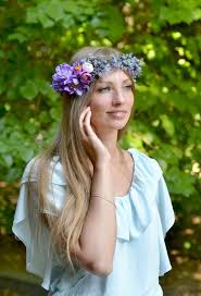 For example, you could wear a baby's breath crown to a summer music festival to create a 1960s flower child look. Artificial Baby Breath Flower Halo Wedding Crown Lilac Bridal Headpiece Greenery Crown And Greenery Comb Accessories Women