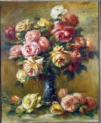 Bouquet of flowers drawing png is about is about flower, vase, cut flowers, floral design, watercolor painting. Description Of The Painting By Pierre Auguste Renoir Flowers In A Vase Renoir Auguste