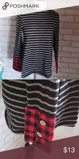 12 Pm By Mon Ami Striped Shirt Size Small Great Condition