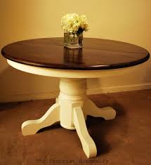 The Feminist Housewife Pedestal Table Faq Painted Kitchen Tables Kitchen Table Redo Home Diy