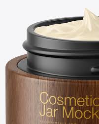 Download Opened Matte Cosmetic Jar In Wooden Shell Mockup In Jar Mockups On Yellow Images Object Mockups PSD Mockup Templates