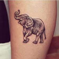 Elephant Looking Upwards Silhouette Tattoo Design Silhouette Elephant Tattoos Elephant Tattoos Crayon Elephant Tattoos Elephant Tattoo Small Elephant Tattoo