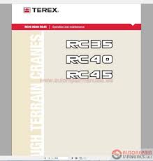 Terex Rough Terrain Crane Rc35 Workshop Manual Auto Repair