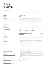 truck driver resume & writing guide