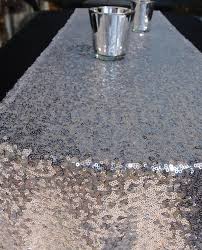 Blowout Sequin Table Runner Silver 12 X 108 Sequin Table Runner Sequin Table Table Runners