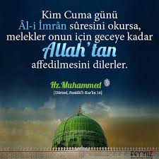 Hayirli Cumalar Ali Imran Suresi Okumak Ilham Veren Sozler Inanc Sozleri Ozlu Sozler