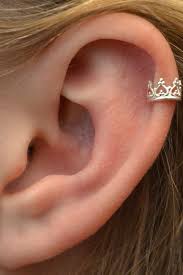 crown ear cuff ear wrap helix ear cuff non pierced cartilage earring helix earring fake piercing gold ear cuff ec619 in 2021 ear cuff piercing gold ear cuff cuff earrings