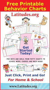 Free Printable Behavior Charts For Home School Free