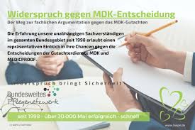 Habe ich einen rechtsanspruch darauf dass dies durchgeführt wird wenn ich der meinung bin dass nur so eine antragsgerechte beurteilung durchgeführt werden kann und wie kann ich dies durchsetzen? Widerspruch Gegen Die Entscheidung Des Mdk Bundesweites Pflegenetzwerk