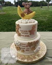 Twinkle Twinkle Little Star Gender Reveal Cake Gender Reveal Cake Baby Reveal Cakes Baby Shower Gender Reveal