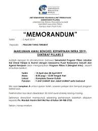 Organisasi bengkel keselamatan bengkel tugas ketua kumpulan rekod kemalangan satu rekod kemalangan hendaklah disediakan di setiap bengkel. Makluman Awal Bengkel Majlis Perwakilan Pelajar Unimap Facebook