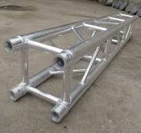 20x20 Aluminum Base Plate For 12x12 Trussing - Lightweight Base With 2 Pipe  Connections