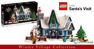 Lego Christmas Village 2021 Lego Reveals 10293 Santa S Visit For The 2021 Winter Village Collection News The Brothers Brick The Brothers Brick