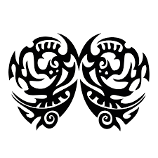 Black And White Rocket League Logo Tribal Cicle