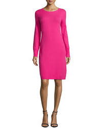 Shop the latest chic styles of 2021 pink sweater of cardigans from women collections at zaful with prices down to $7.38, including light pink sweater,pink crew neck sweater,pink v neck sweater and more. Hot Pink Sweater Dresses For Women Lookastic