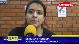 #ACTUALIDAD_DEPORTIVA , #BLOCK_DEPORTIVO_ORURO_BOLIVIA, #ESTEFANY_HEREDIA ,  ESTEFANY HEREDIA , JUGADORA SELECCIÓN ORURO