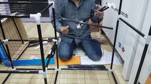 Nadiaz Folding Canvas Wardrobe Assembling Method Youtube