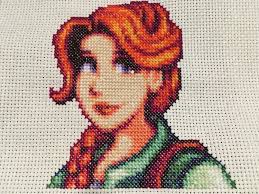 Stardew valley cross stitch book. Fo My First Finished Piece Pattern From The Stardew Valley Cross Stitch Book Crossstitch