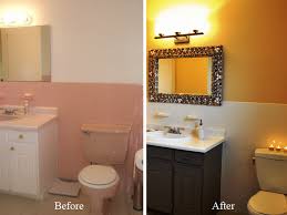 One of the best $2k bathroom makeovers we've ever seen. Tile Painting Before And After Painting Inspired