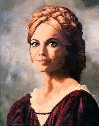 ANGELIQUE PORTRAIT ON CANVAS (DARK SHADOWS) Witch