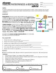 Section 8 1 review answer key, photosynthesis and cellular respiration worksheet answers and photosynthesis cellular respiration worksheet answers are three main things we want to present to you based on the gallery title. Distance Learning Edible Photosynthesis Cellular Respiration Lab