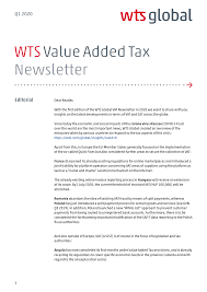 They can be sent a mass email with the new address. Https Wts Com Wts Com Publications Global Vat 2020 Wts 20global Newsletter Vat 1 2020 Pdf