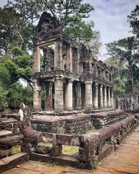 Preah Khan Literally Meaning Holy Sword In Khmer Was More Than A Temple The Complex Also Served As A City And Buddhist Un Angkor Wat Angkor Cambodia Travel