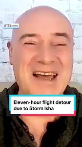 Flight Detour Due to Storm Isha: Manchester to Dublin Journey
